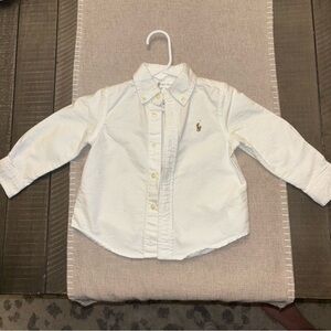 Toddler White Polo Shirt